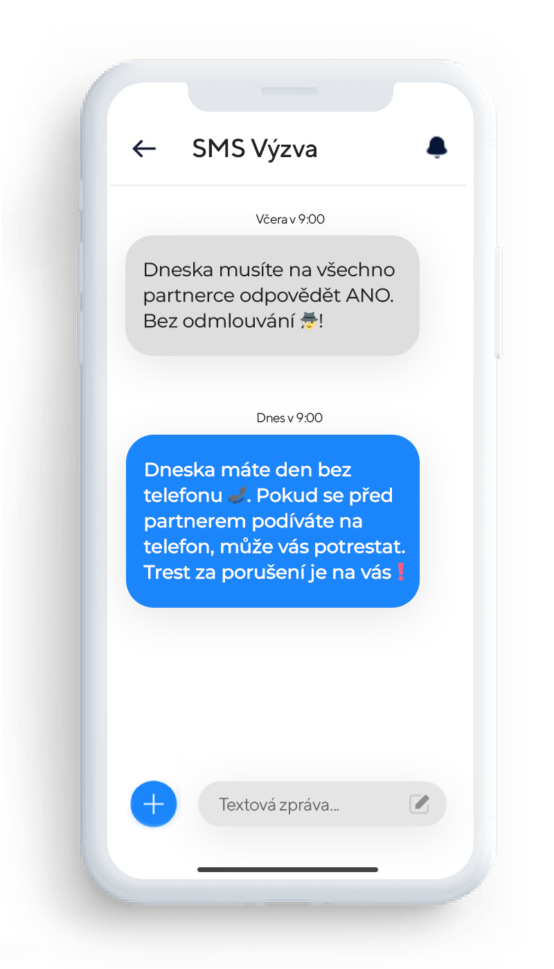 SMS hra/výzva pro partnery