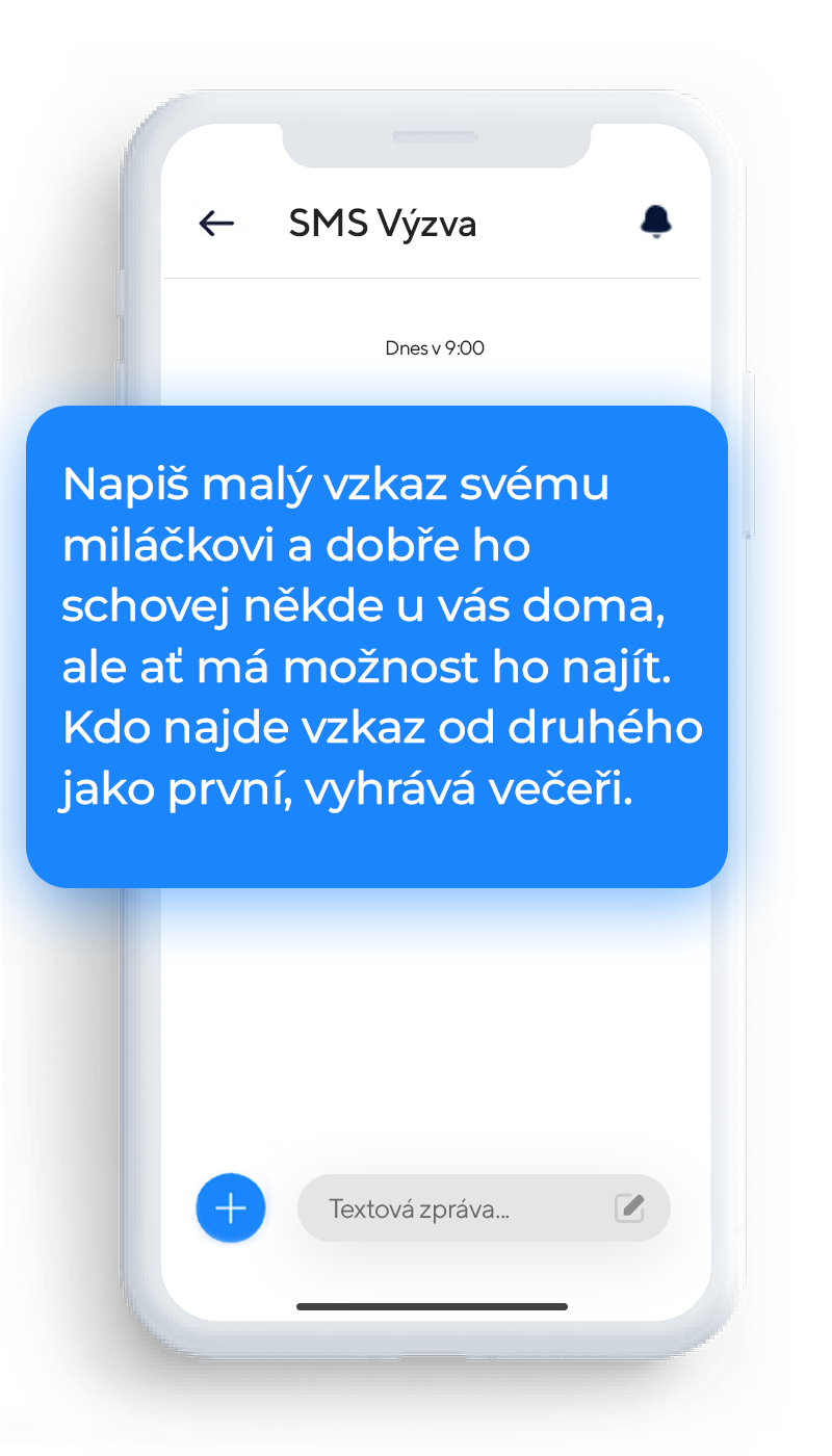 SMS hra/výzva pro partnery